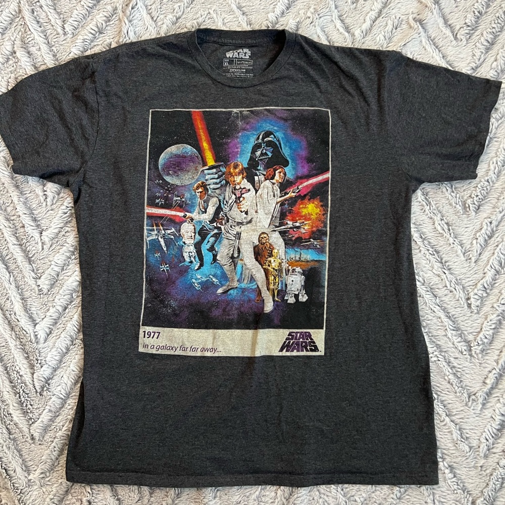 Star Wars Graphic Tee Shirt fifth sun men’s XL gray